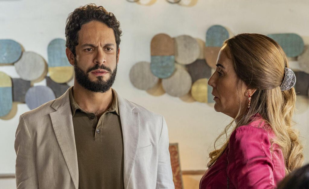 Rainer Cadete e Gloria Pires em Terra e Paixão