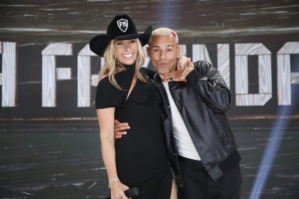 Adriane Galisteu e WL Guimarães.