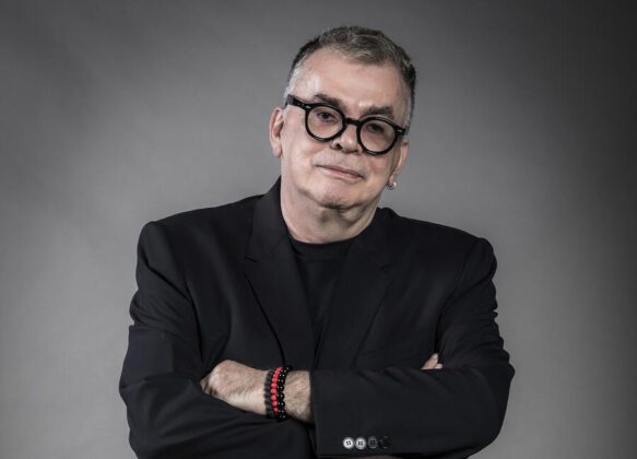 Walcyr Carrasco no lançamento de A Dona do peda'vco