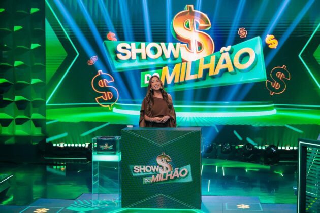 Patrícia Abravanel no comando do Show do Milhão