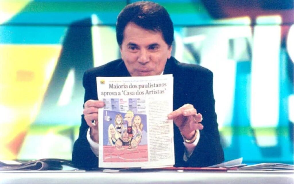 Silvio Santos mostra reportagem sobre Casa dos Artistas