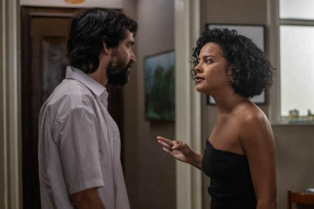 Cena de Vale Tudo. Maria de Fátima discute com pai.