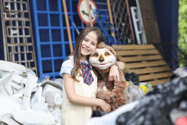 Anna e Moleza no lixão