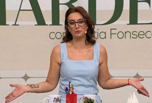 Cátia Fonseca no seu programa na Band