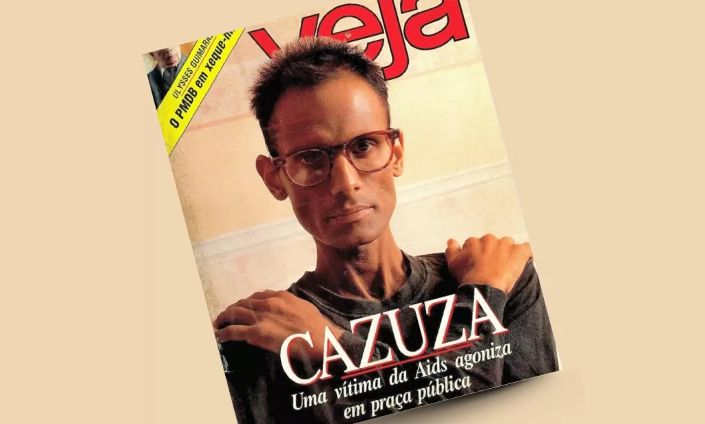 Documentário trata bastidores de reação de Cazuza com a capa da Revista Veja que "o matou" - Foto: Reprodução